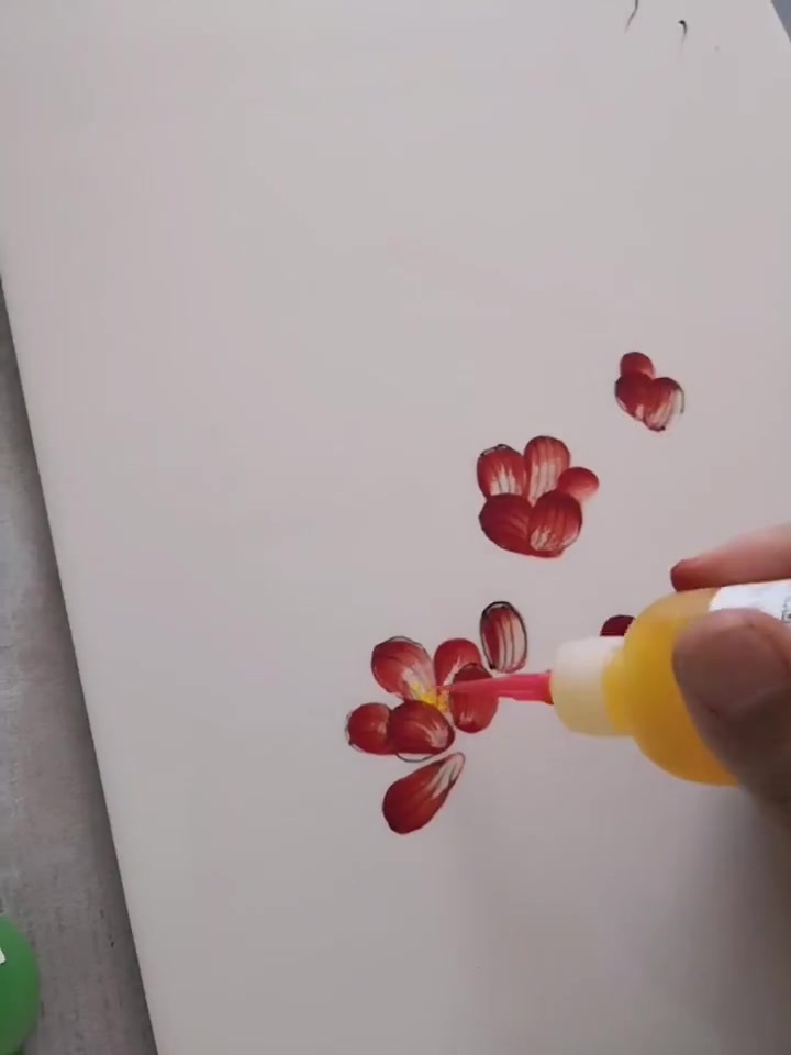 漂亮的果酱画教程来袭,这梅花画的怎么样?