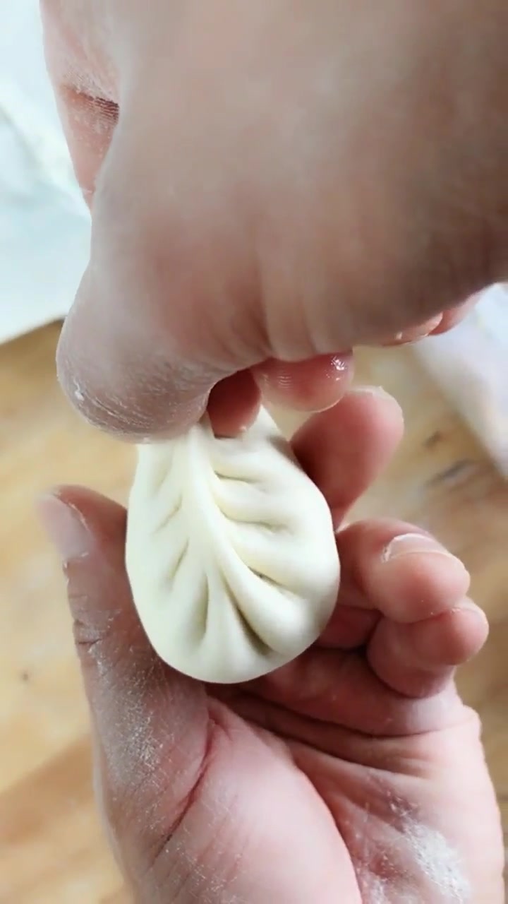 面点师傅教大家包沙县蒸饺教程