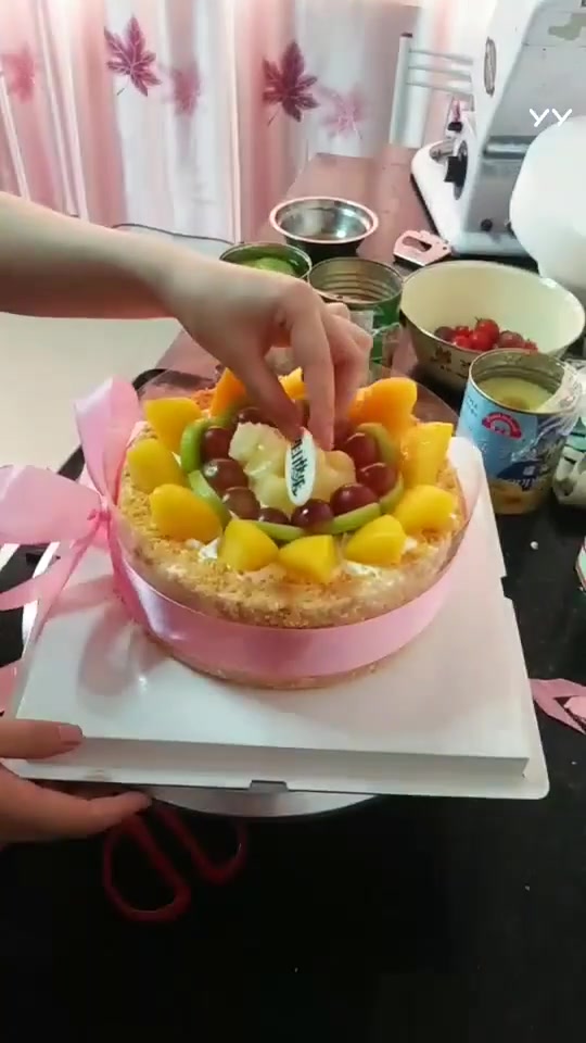 创意糕点:水果蛋糕拼盘,你喜欢吃什么水果?