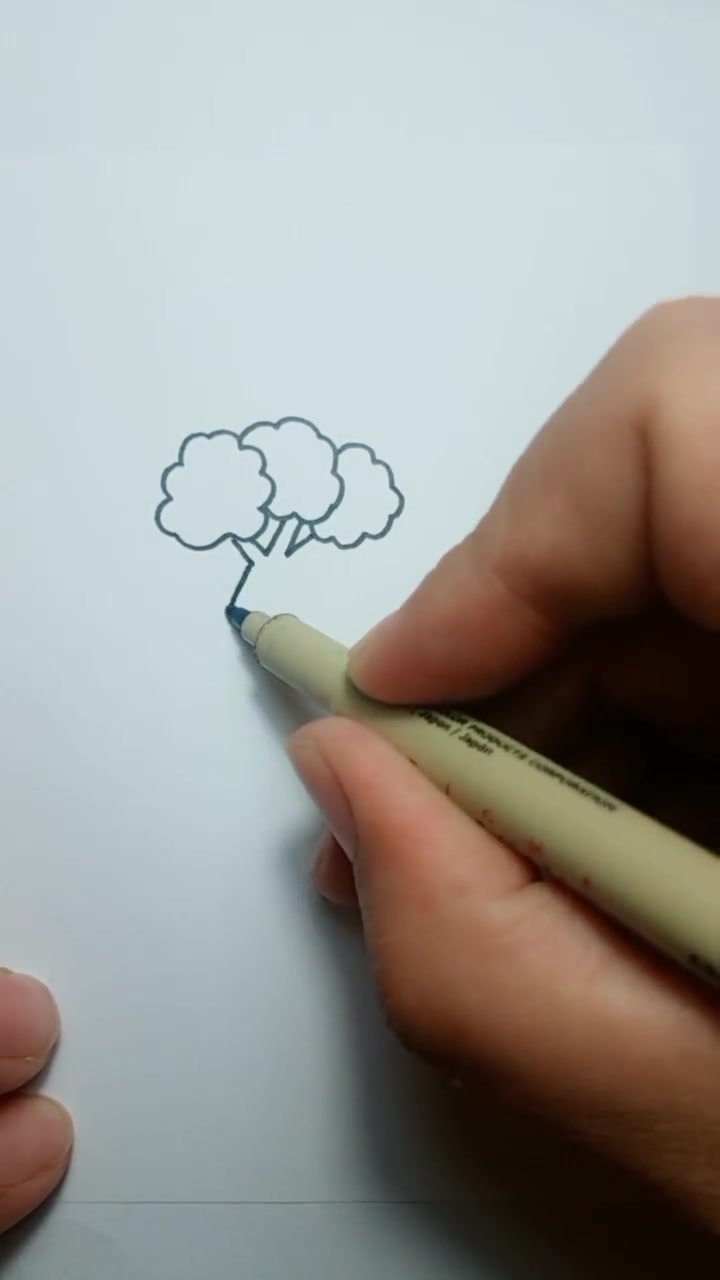 蔬菜家族,教你画可爱花菜