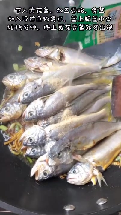 海边家常菜炖黄花鱼,按我的做法做肉质鲜嫩,味道更加鲜美!