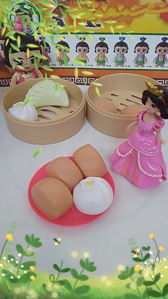 大娃卖包子和馒头