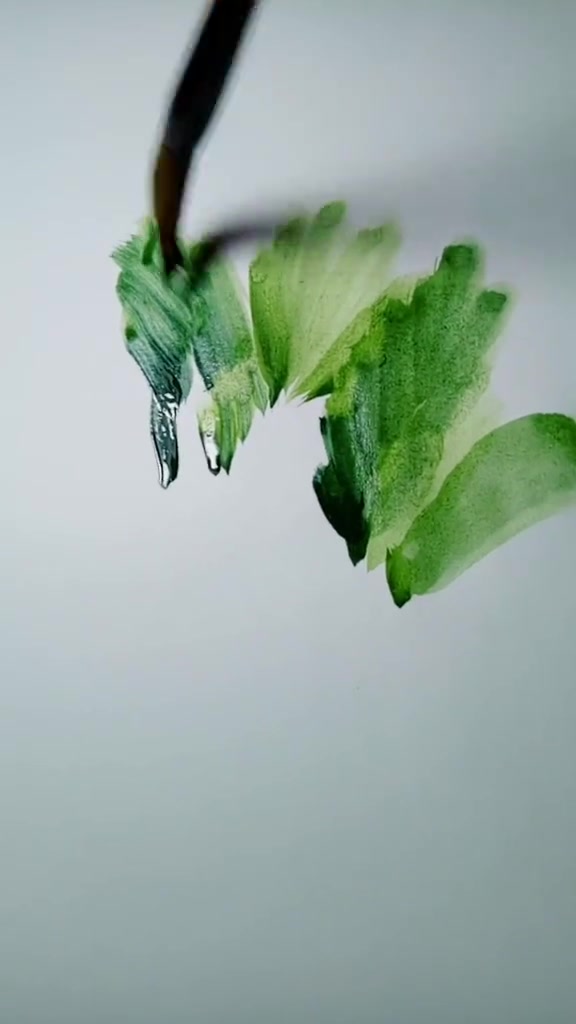水彩手绘白菜教程