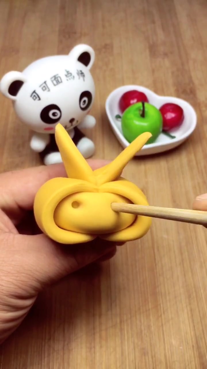 超简易卡通包子做法!