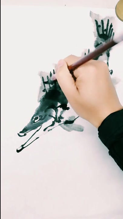 国画教程:这样的鱼你能画出来吗?简单易学~