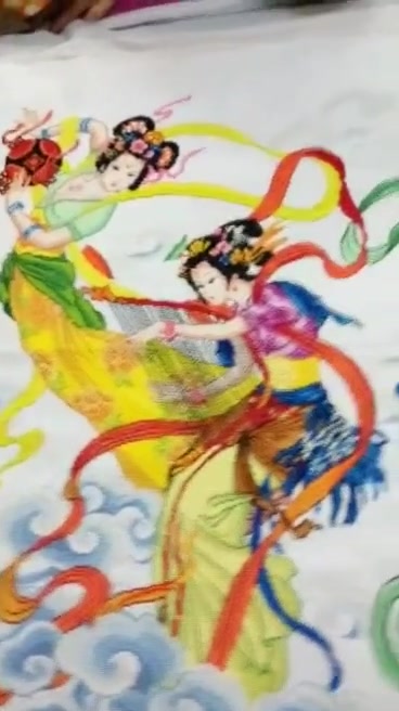 老婆的十字绣,“仙女下凡”厉害了!