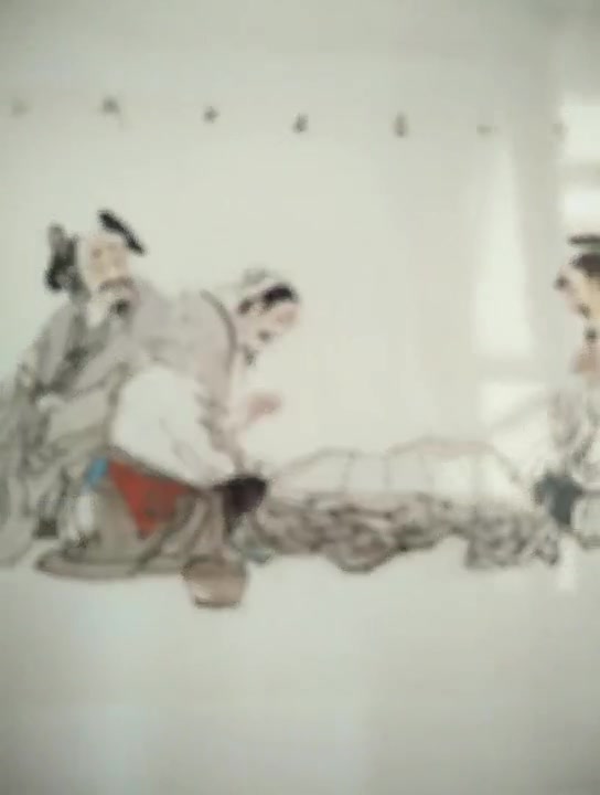 竹林七贤-著名画家刘志伟写意人物画