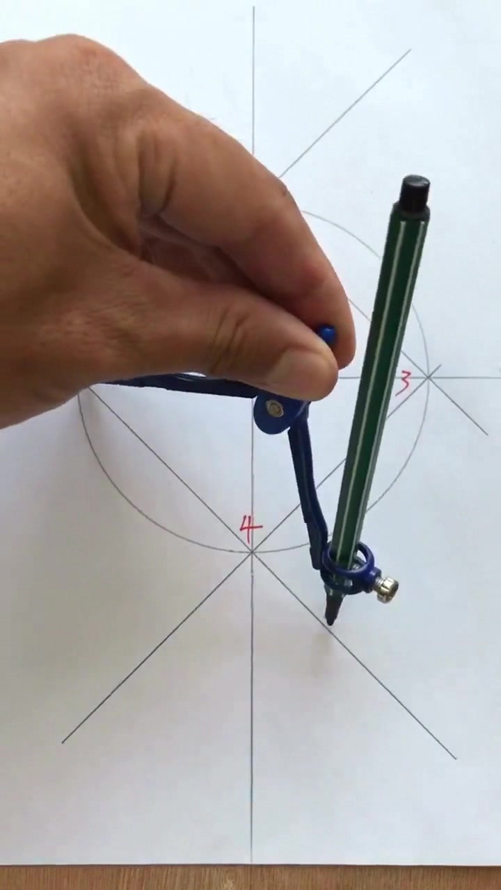 鸭蛋圆形,万能圆画法教程