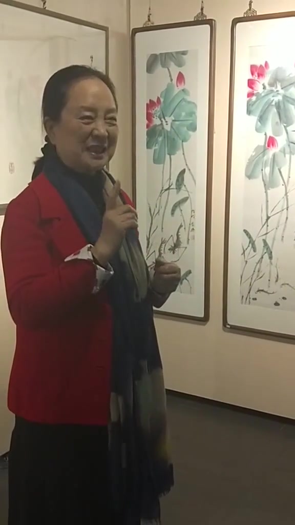 张金玲跟娄师白学画画,画画是一个非常艰苦的过程