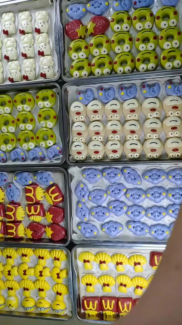 各种有颜值的包子,捏下去的一瞬间,好可爱啊