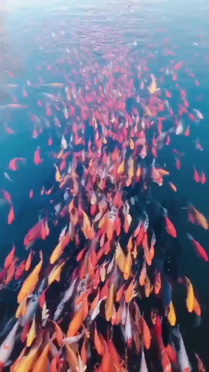 吉祥的锦鲤,刷到此视频的朋友2019年如鲤鱼跳龙门,好运连连