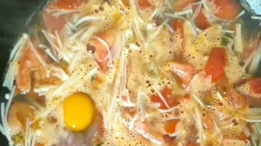 ㊙西红柿新吃法!!简单好喝的西红柿鸡蛋汤鸡胗菇再也不用为早餐吃什么发愁了㊙。#养生食谱DI