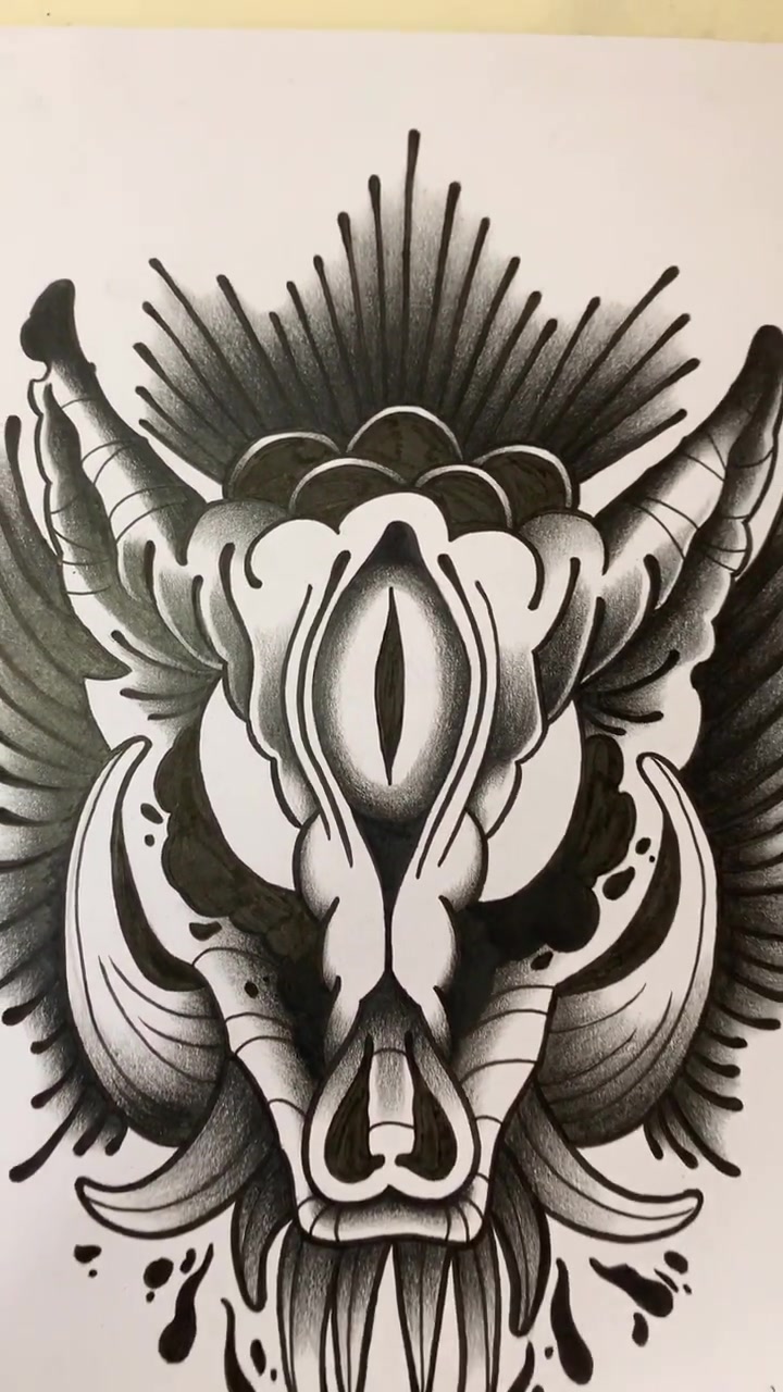 素描画:新年生肖设计最新画