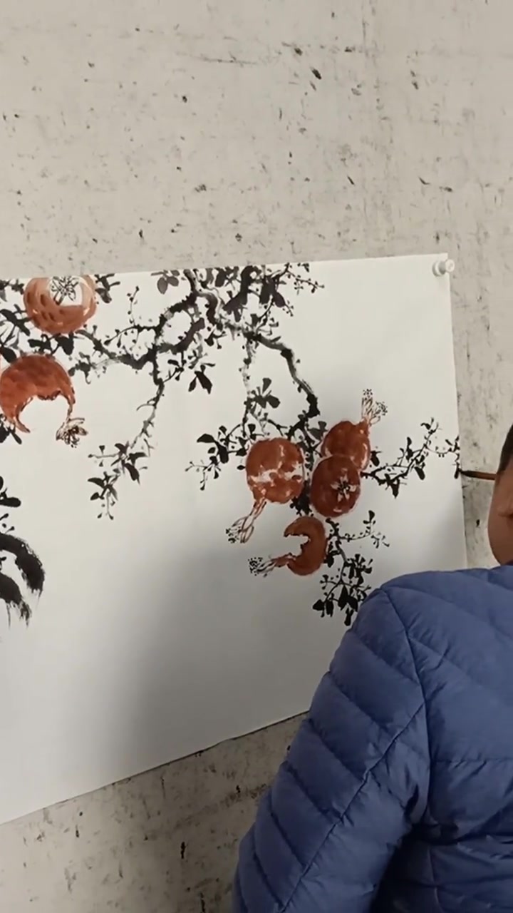 国画:大师画公鸡,这公鸡画的真美!