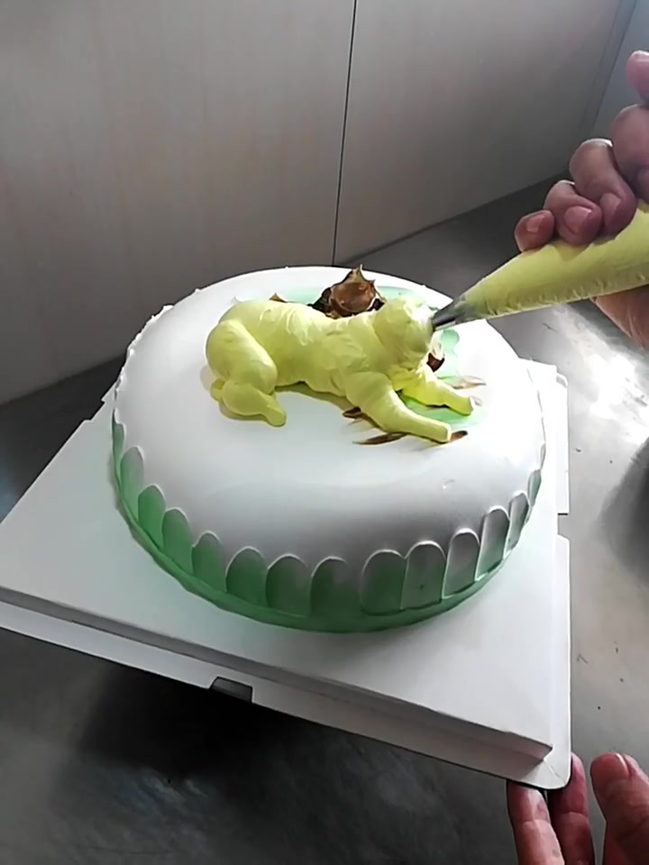 蛋糕师制作的生肖虎蛋糕,这也太精致了吧