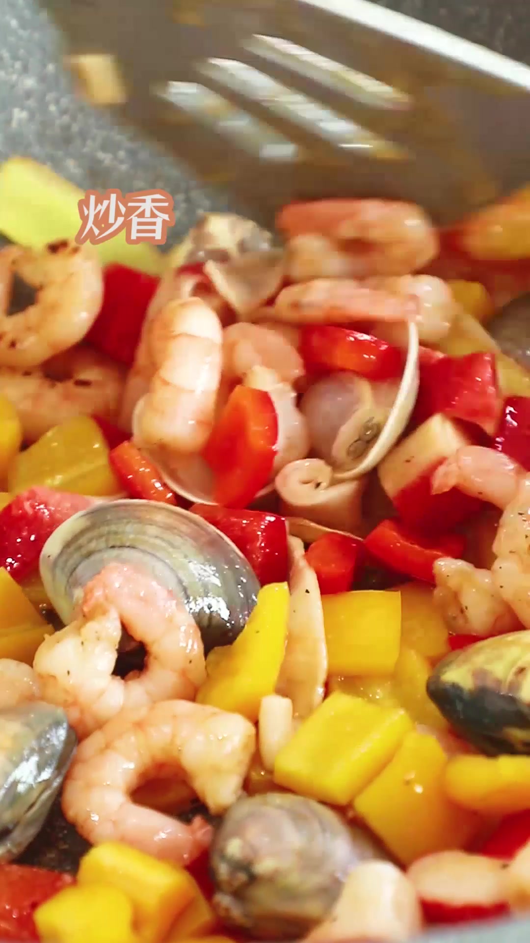 一个人的咖喱海鲜海鲜炒饭