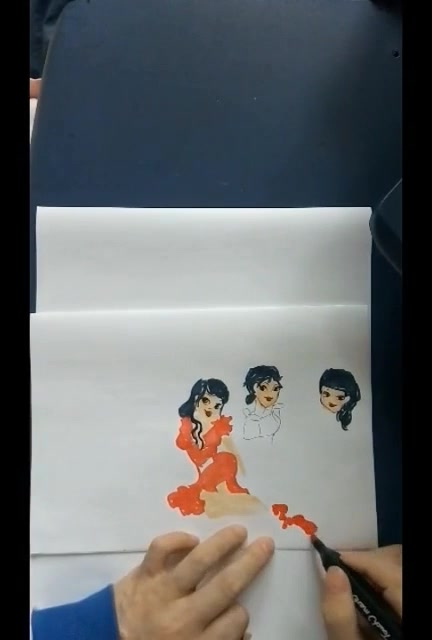 女孩春游野餐手抄报