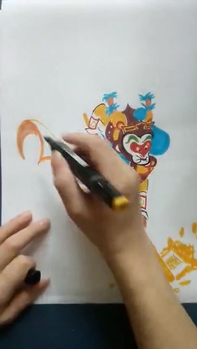 孙悟空大闹天宫手抄报
