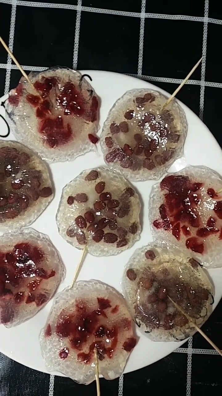 教你做一个水晶红豆糕,Q弹软糯,看着就好有食欲