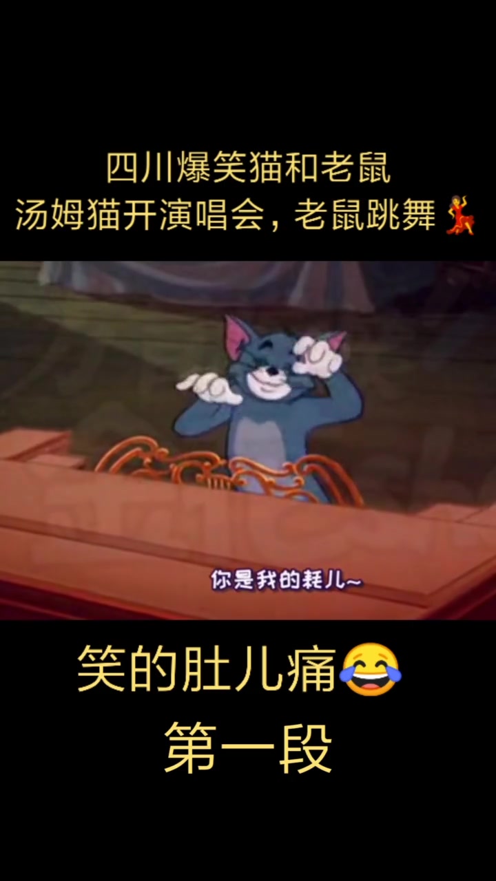 四川话版猫和老鼠,汤姆猫开演唱会,网友:好嗨呀