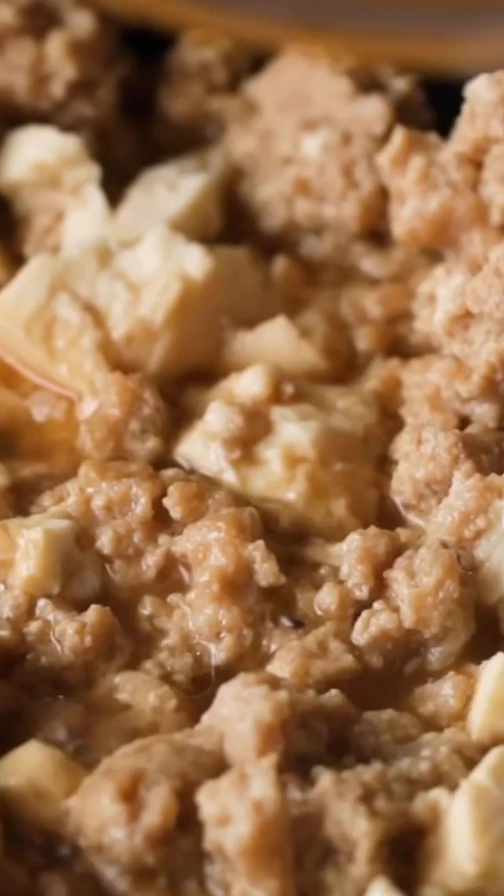 生活需要仪式感,简单好吃的豆腐瘦肉盖饭安排一下!