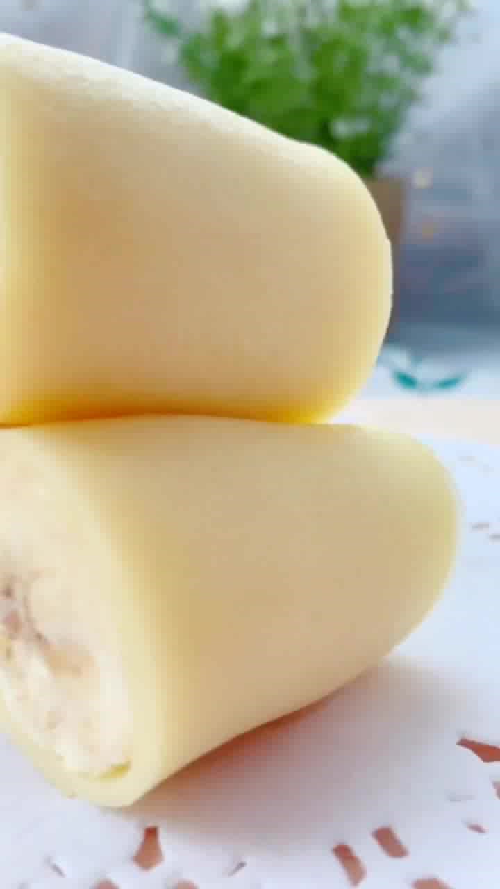 自制香蕉班戟卷,香甜好吃,软糯开胃,夏季必备