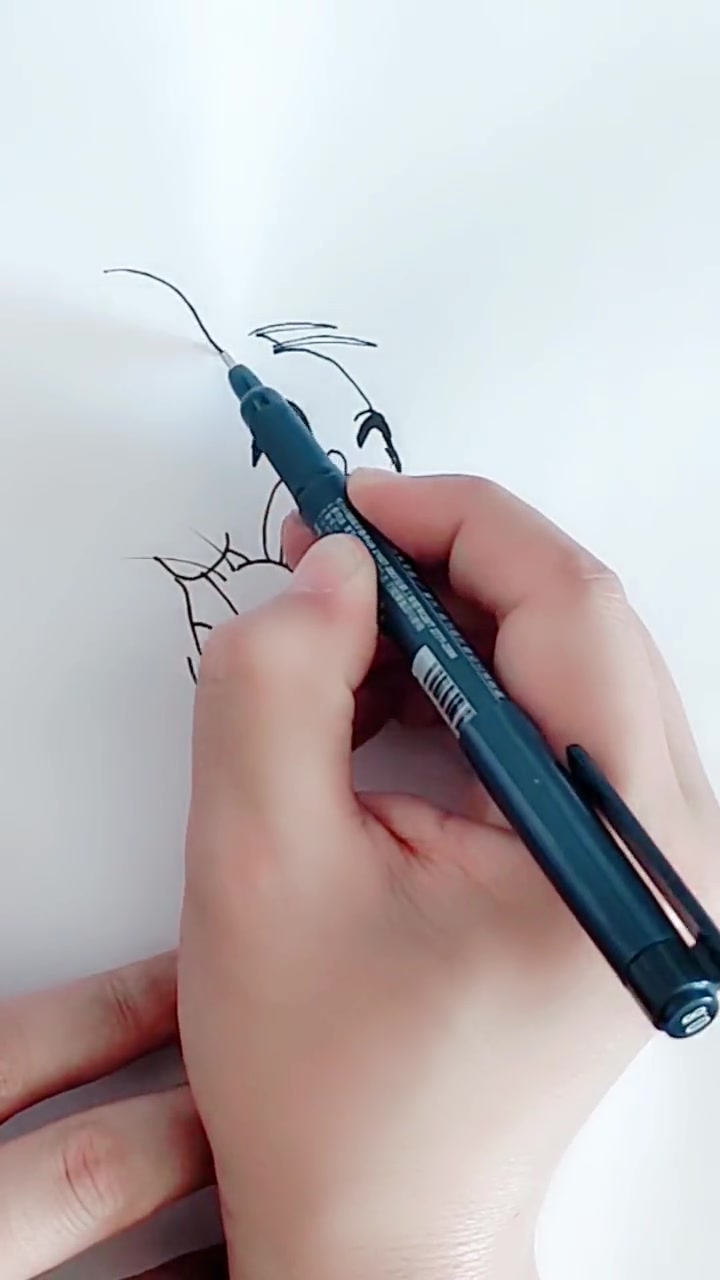 大神画画,画出来的汤姆猫,很逼真!