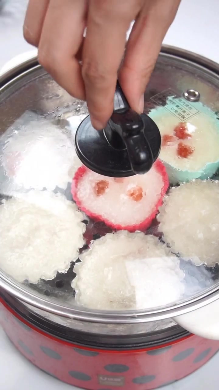 水晶钵仔糕做法,男生学会做给女朋友吃,对身体好