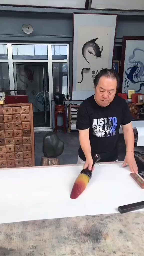 名副其实的鲶鱼大师,画笔都这么独特