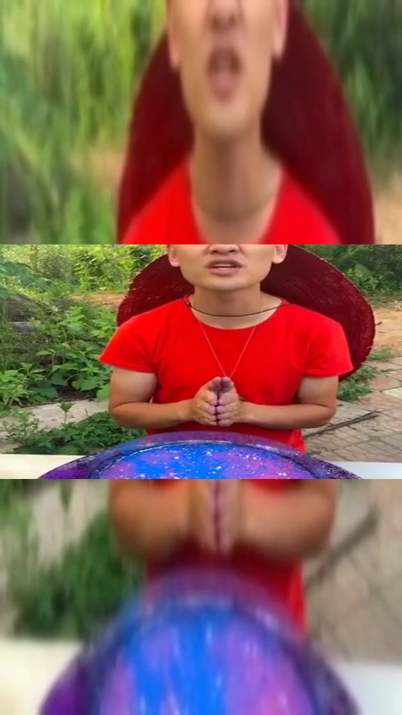 网红星空爆浆蛋糕,我要吹爆它,有没有很美