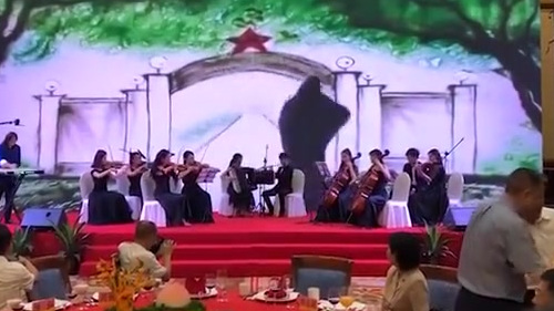 【袁隆平九十大寿 蛋糕9层上植水稻,八个字总结人生经验】8月9日晚,袁隆平院士90大寿在长