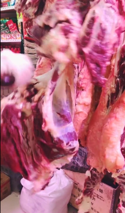这才是正宗的“齐齐哈尔”雪花牛肉,这刀工,一看就是高手!