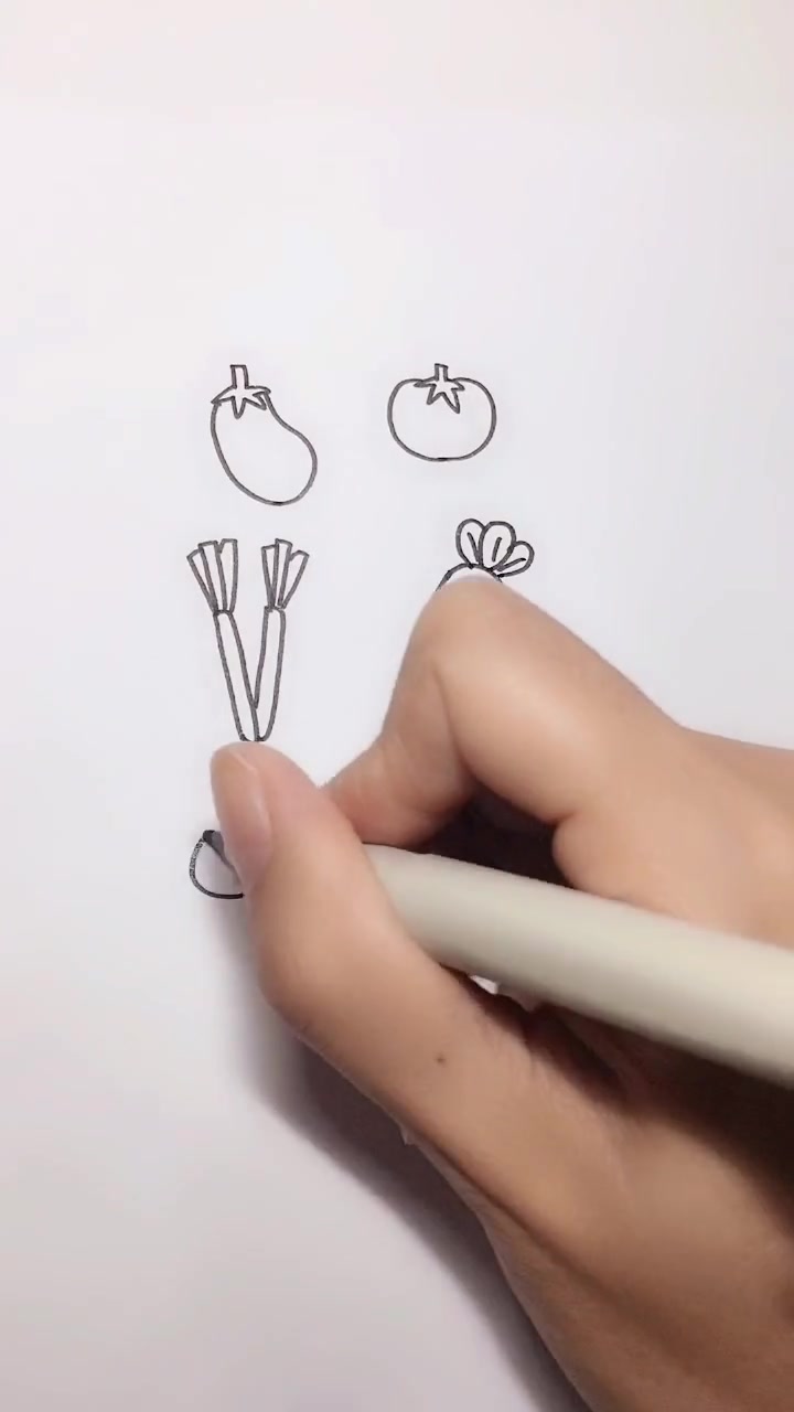 简笔画:教你画各种蔬菜,手残党看过来吧!