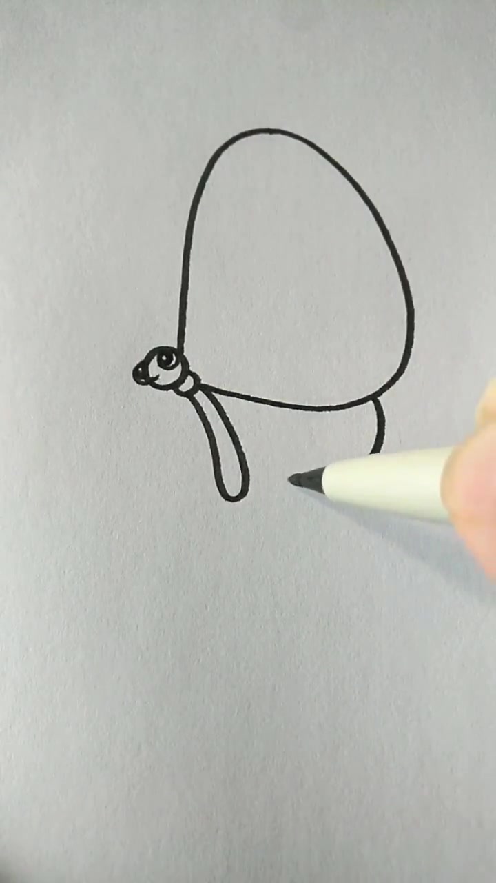 幼儿益智简笔画,教宝宝画蝴蝶,简单漂亮