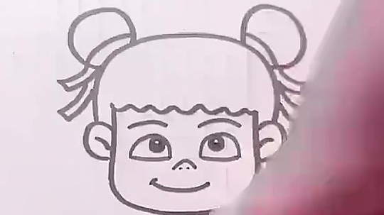 一看就会的哪吒简笔画。