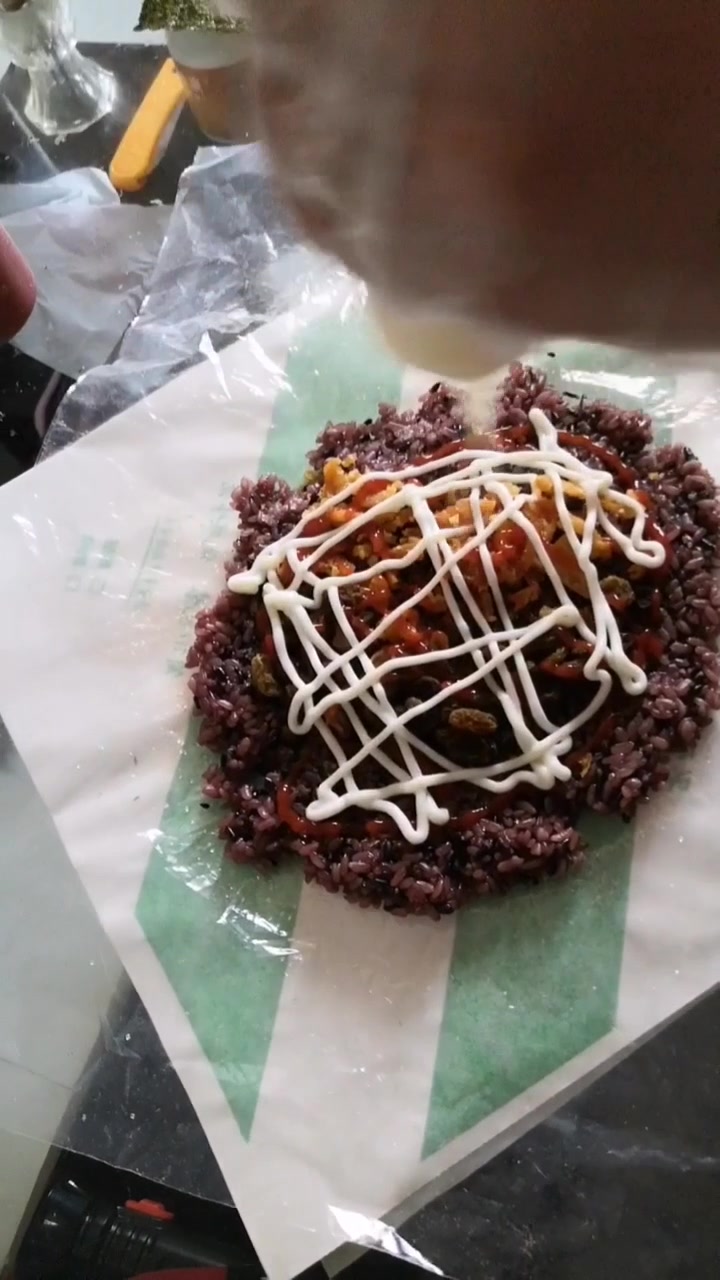 香甜木桶糯米饭团