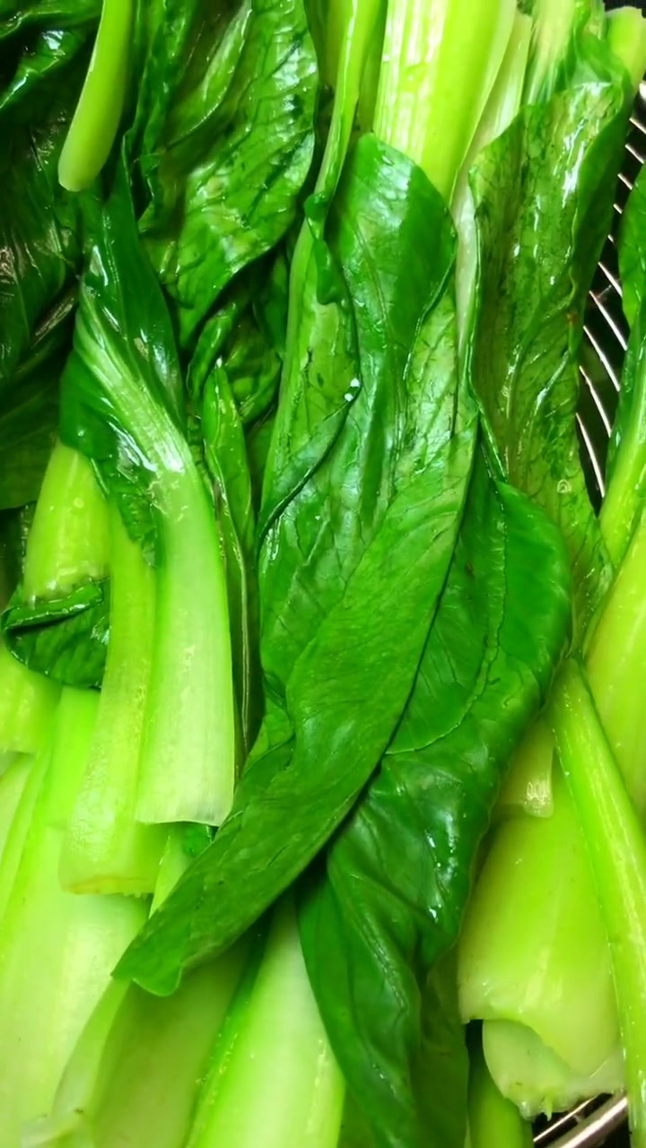 超级经典的海米油菜,好吃不忘,是不是头一次见这道菜啊