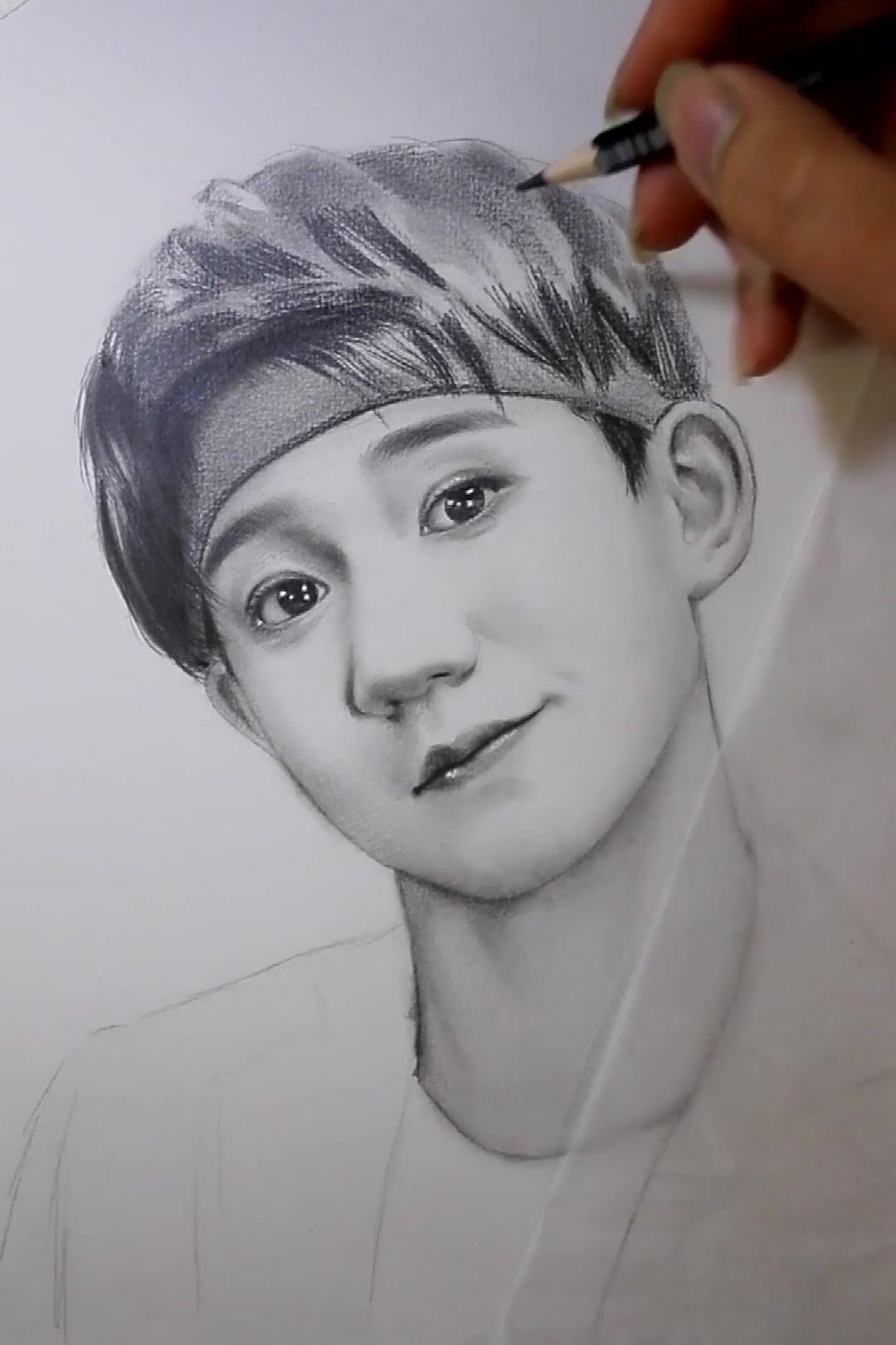 第二弹,手绘素描肖像 王源,小汤圆们多多支持呦