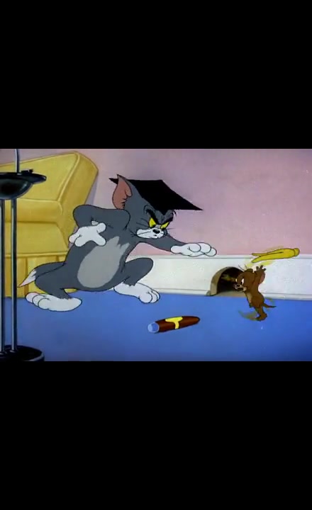 猫和老鼠:汤姆吸烟,脸都变绿了