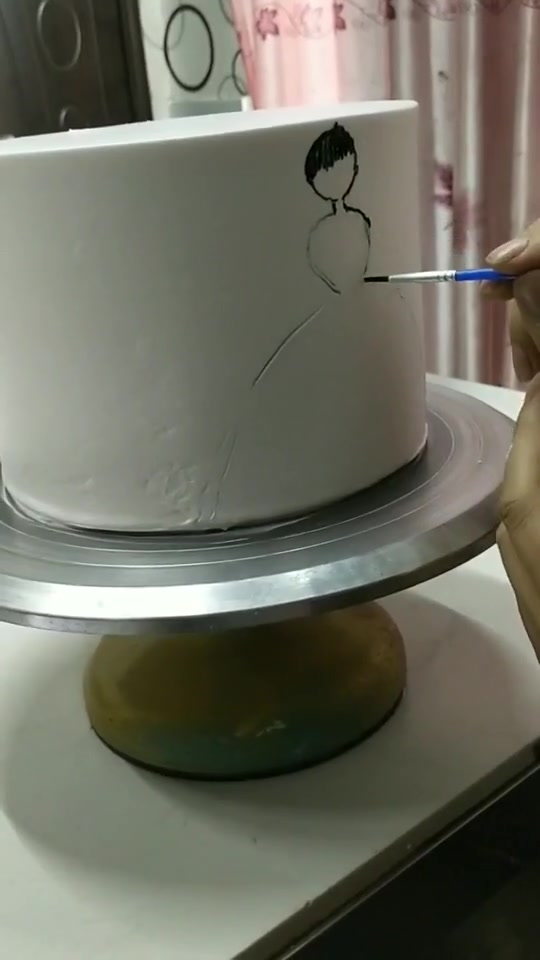 网红爆款蛋糕背影的制作,原来这么简单,分分钟就学会了!