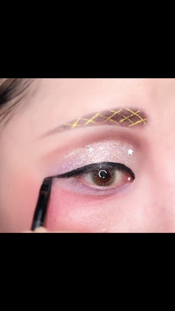 古风妆容,山海经—横公鱼妆容教程