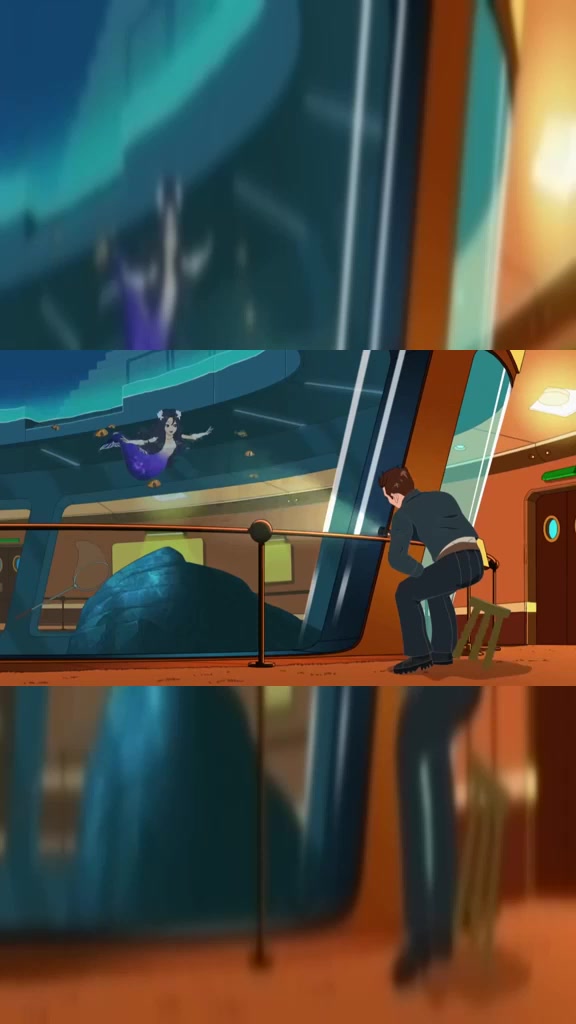 泡泡美人鱼:差点被发现