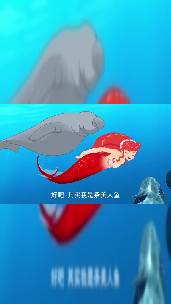 泡泡美人鱼:我还是第一次见过像你这样的海底动物