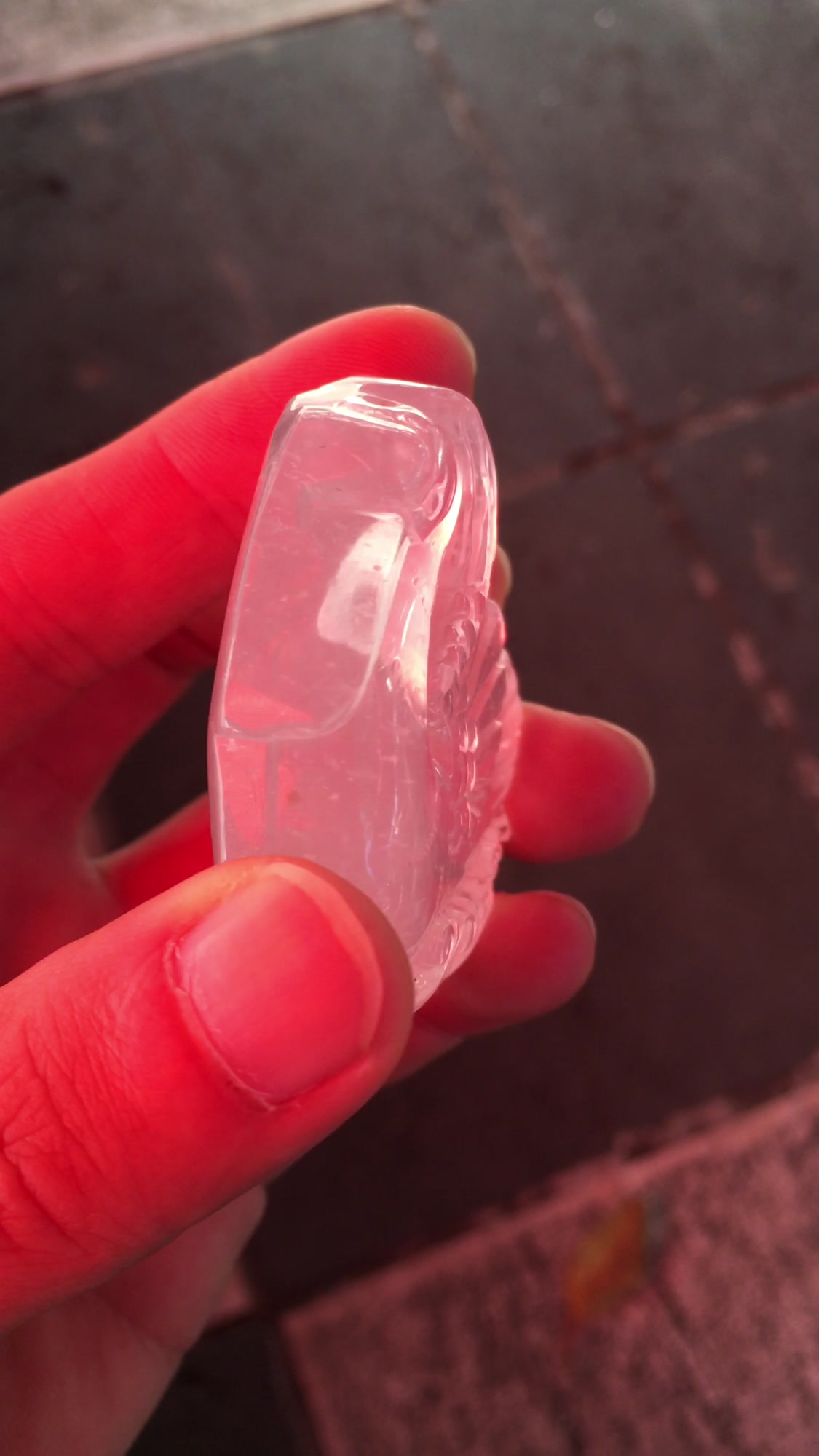 缅甸水沫玉天鹅挂件