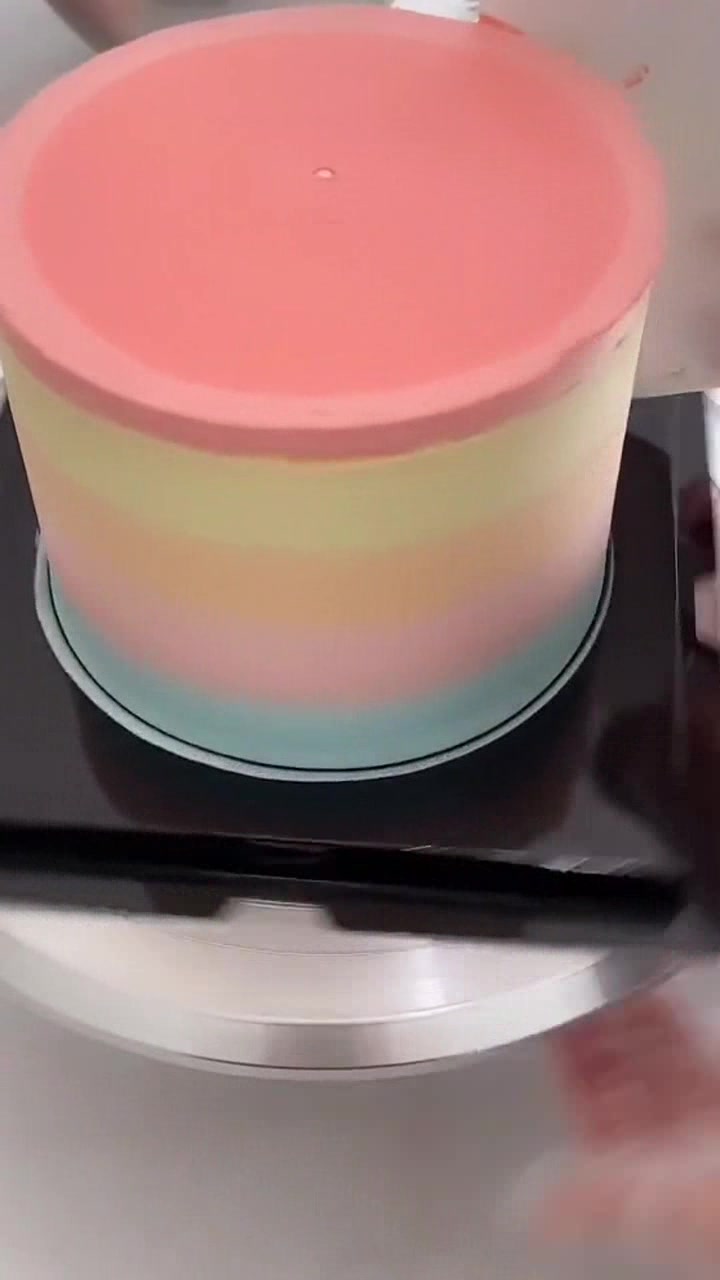 美呆了!超级萌哒~彩虹小马蛋糕,制作过程