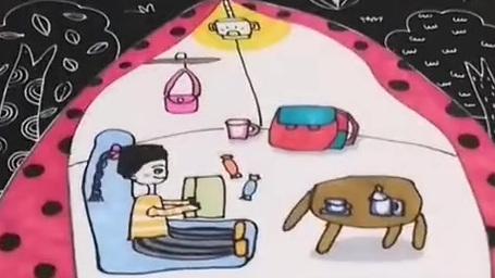 儿童画创意水粉范画合集。