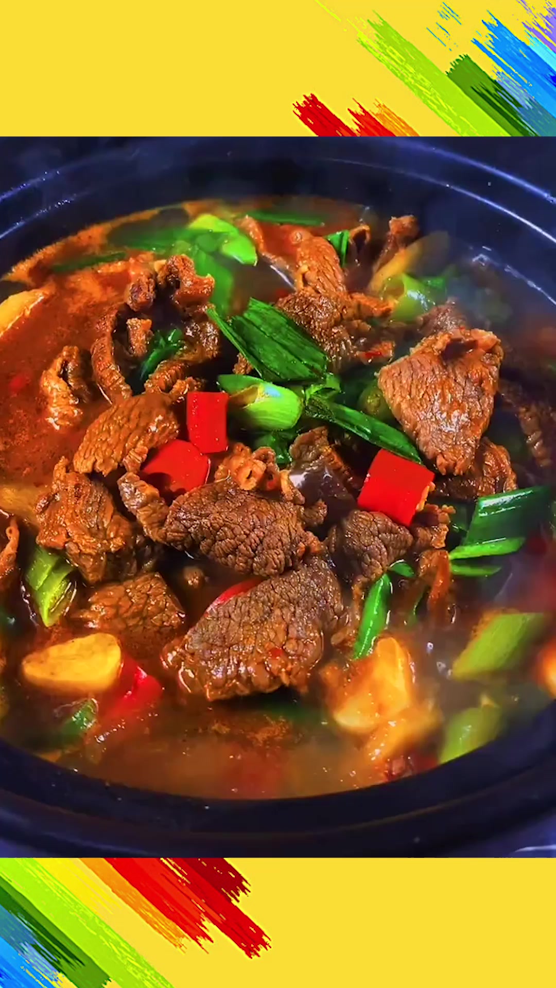 筋头巴脑怎么做来好吃?重庆师傅做了一道麻辣牛肉火锅,味道绝了