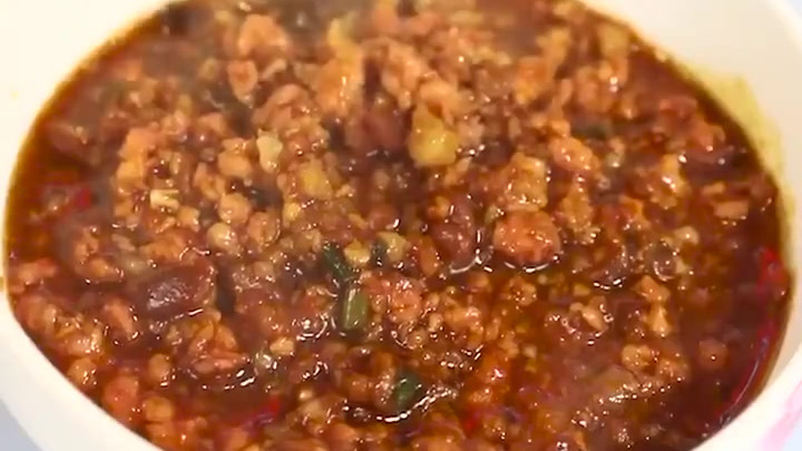 【肉沫拌面酱】工作日懒得做饭、胃口不好?来碗万能的拌饭拌面酱吧,做一碗酱能吃好几顿,煮个面