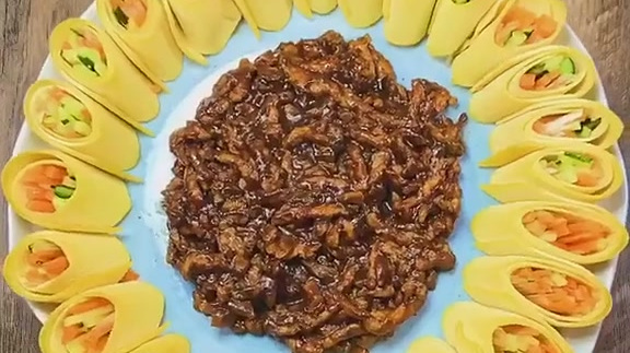 【京酱肉丝】荤素搭配,好吃又营养,用来招待客人倍有面儿,美食get√