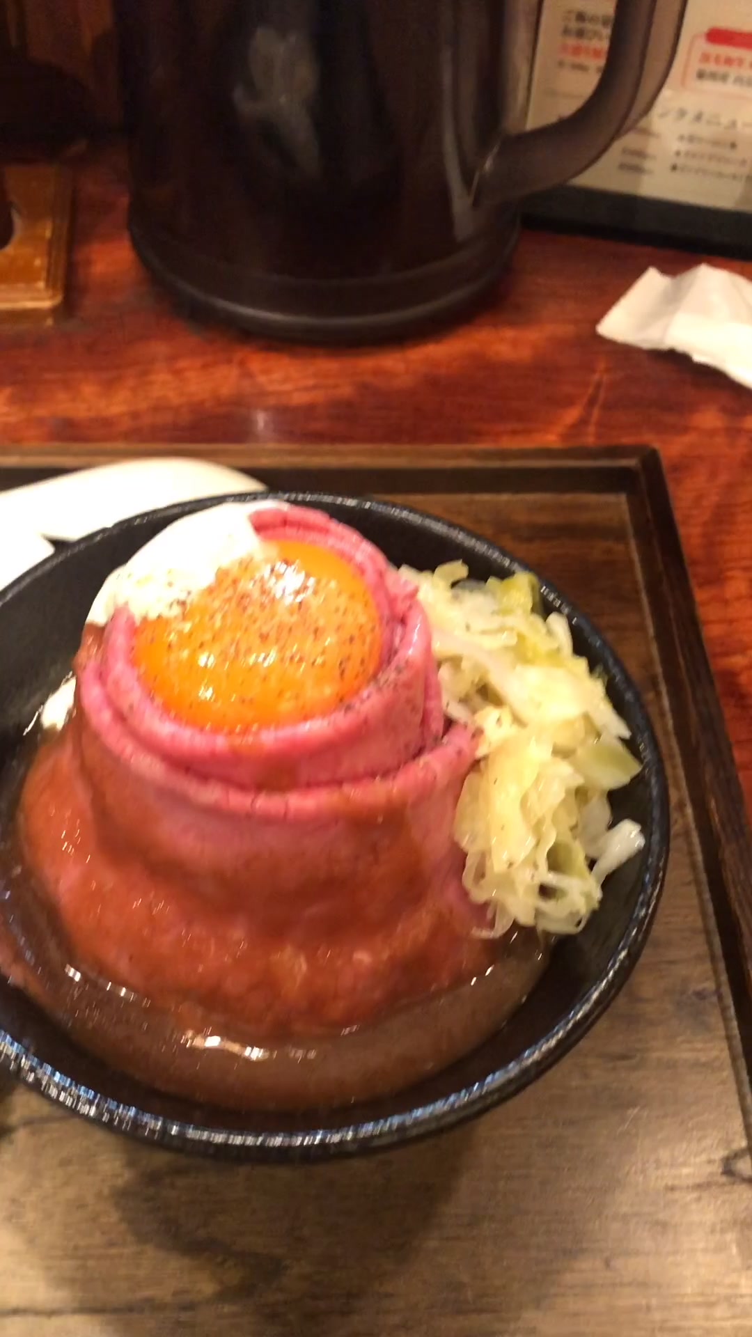 烤和牛肉饭,味道粉嫩鲜美!造型颇为清奇